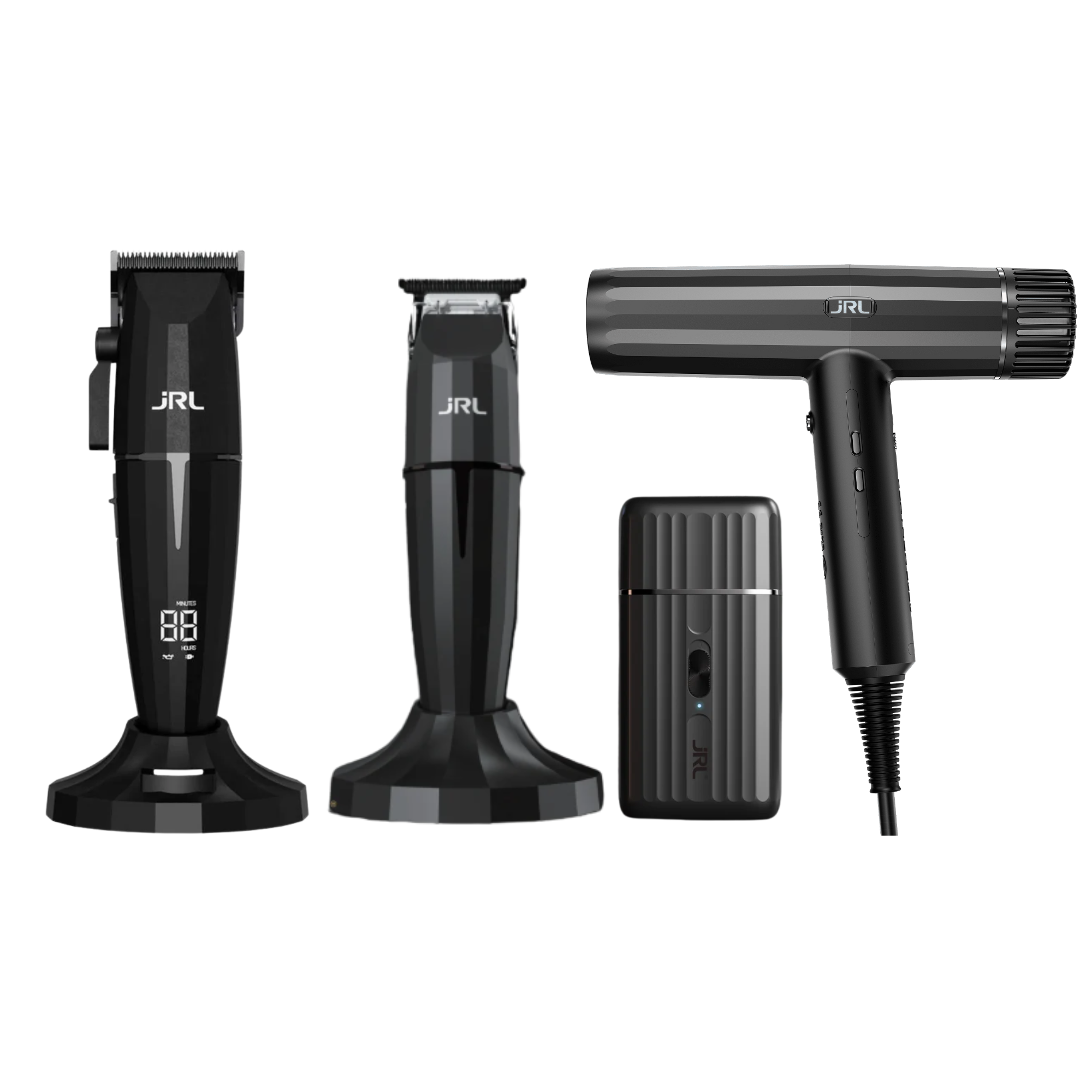 JRL Ultimate Grooming Set – ONYX Clipper, Trimmer, Shaver & Forte Pro Dryer - BarberSupplies Canada