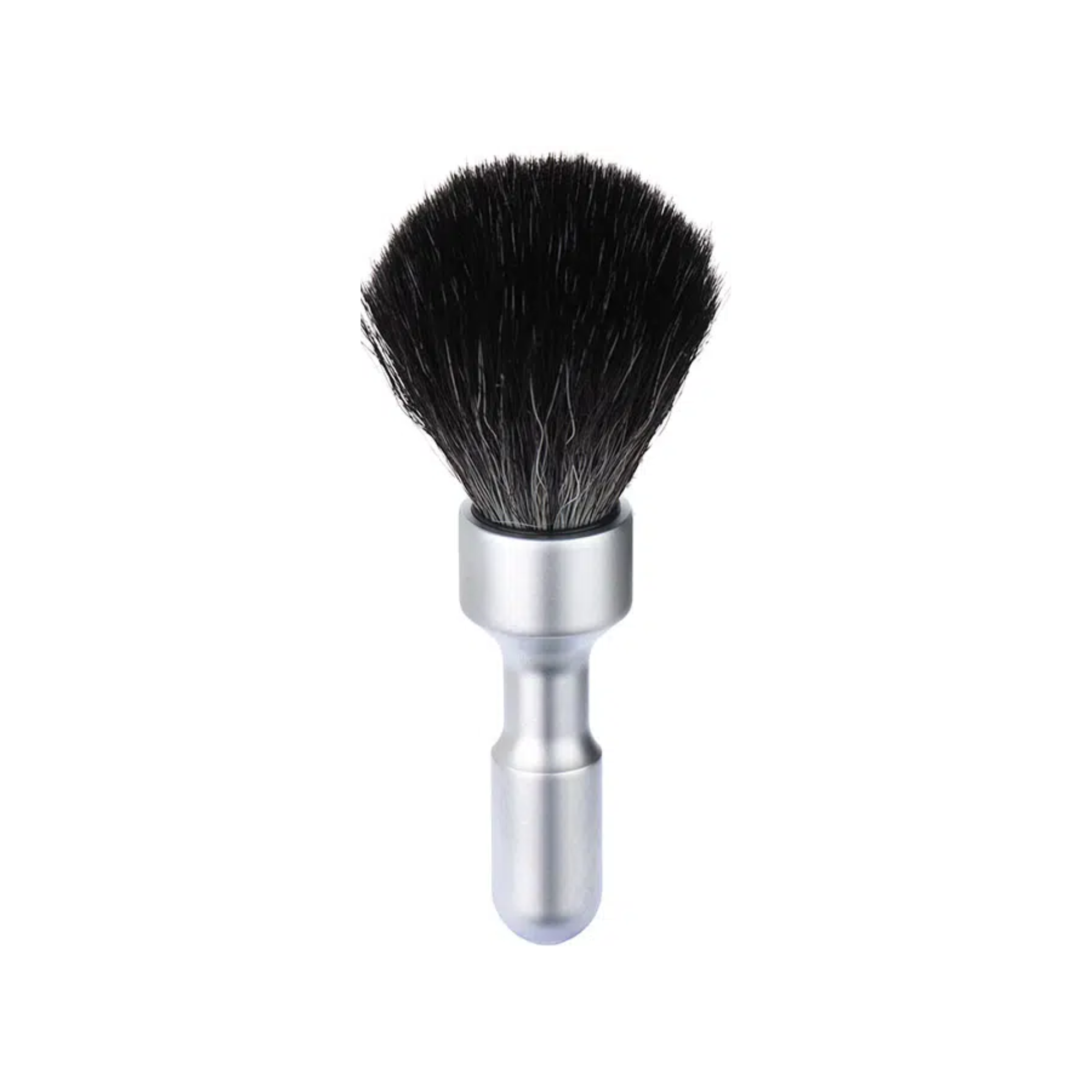 matt chrome merkur shaving brush 2