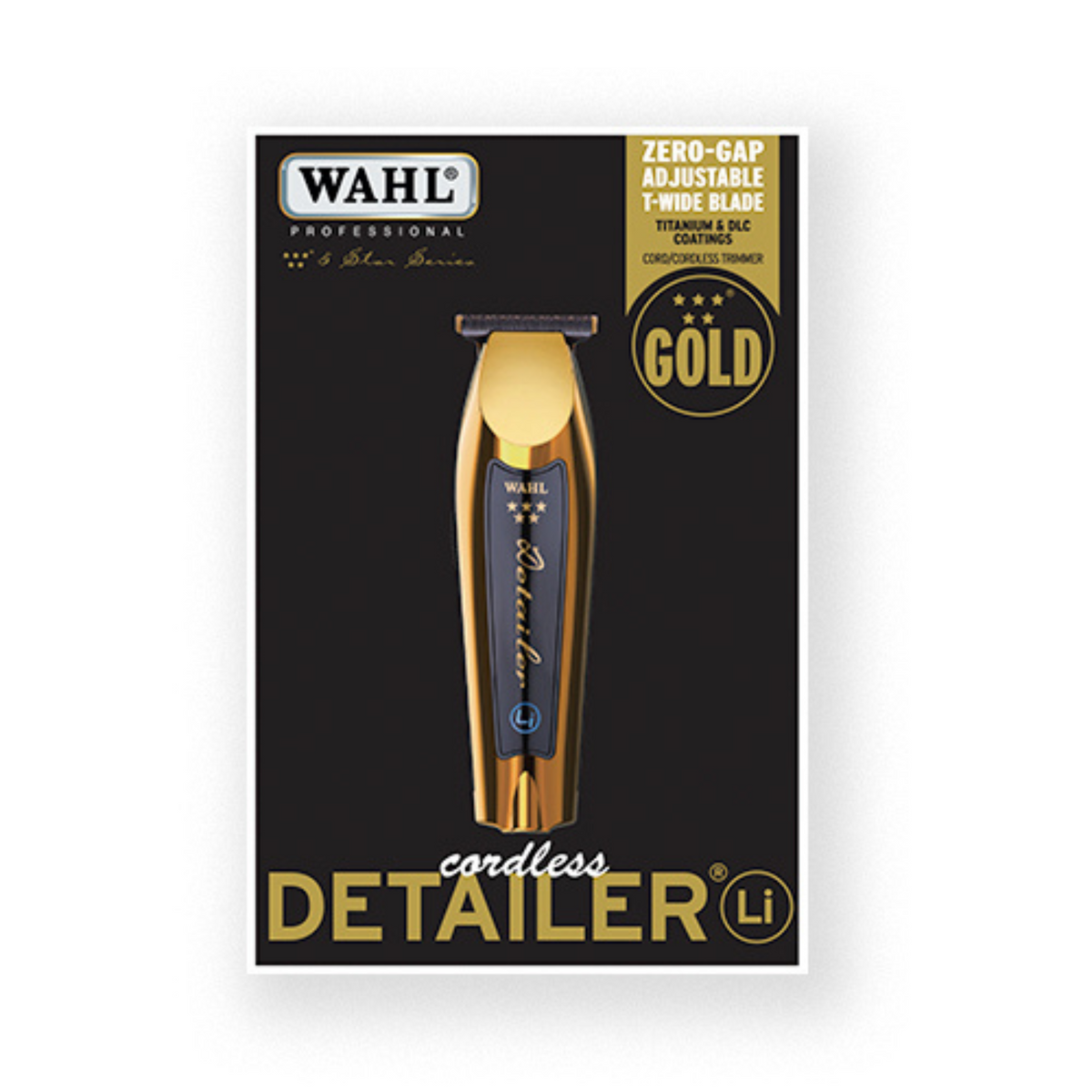 Wahl Professional 5スター シリーズリチウムイオン Li WAHL正規品】【保証あり】WAHL 5 Star コードレス・ディテイラー Li