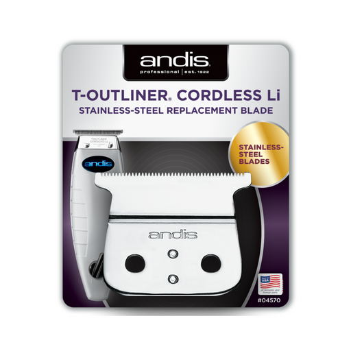 ANDIS STAINLESS STEEL T-Blade Replacement Blade