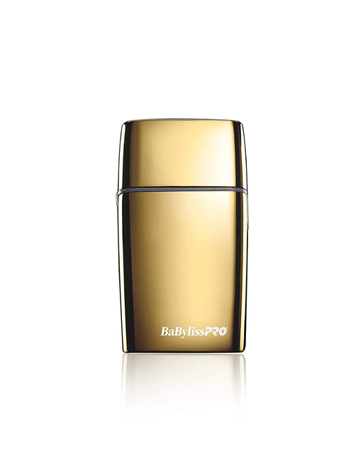 Babyliss Pro Cord / cordless metal double foil shaver. Gold