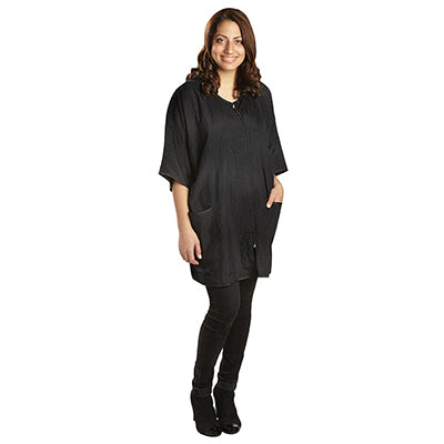 Babyliss One-size zippered jacket. Black