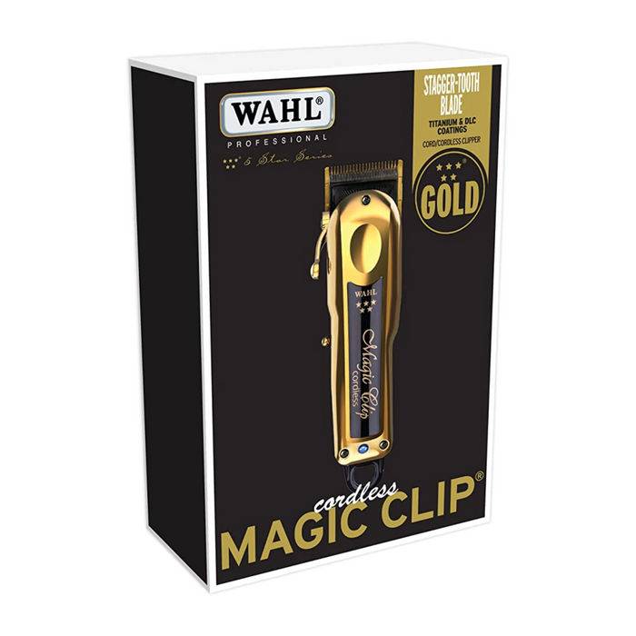 WAHL 5 Star Cordless Magic Clip- GOLD