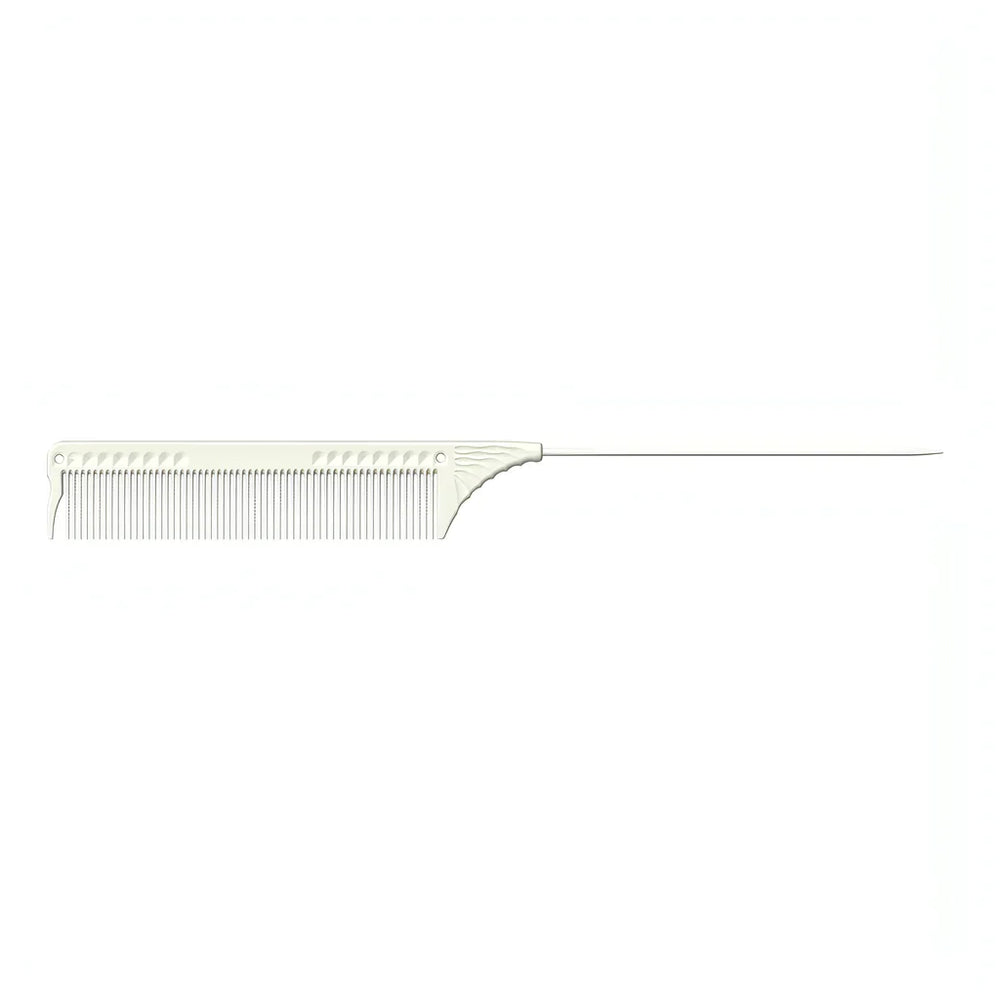 JRL Pin Tail Comb 8.8" (White)