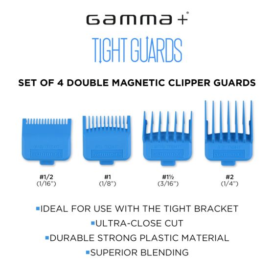 GAMMA+ Dub Magnetic Tight Guards 4-Pack