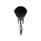 merkur bright chrome shaving brush 