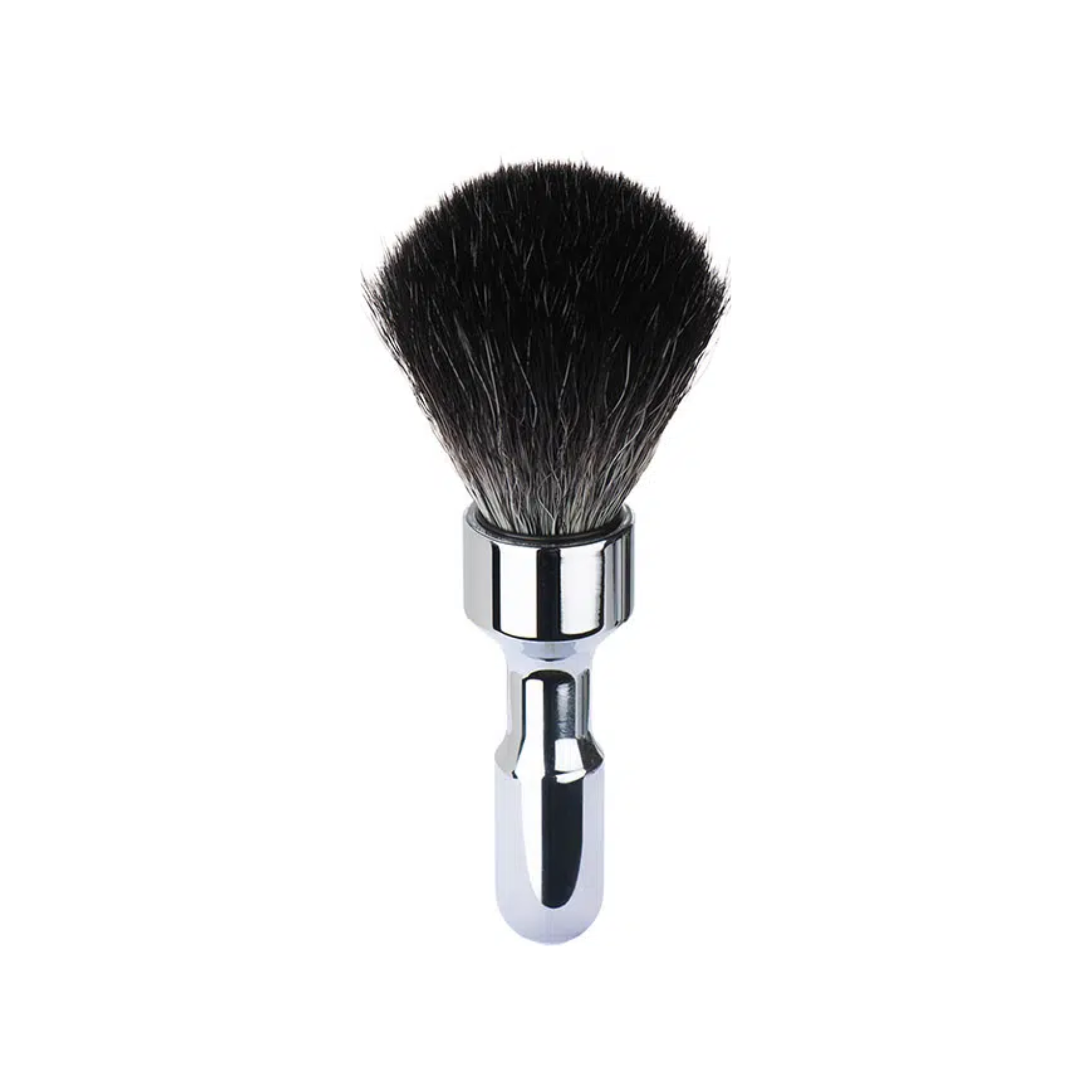 merkur bright chrome shaving brush 