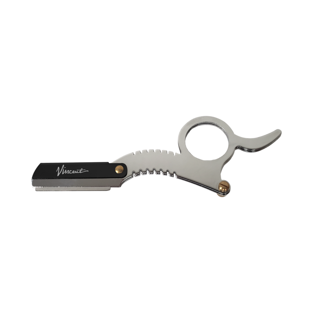 Finger Razor - Chrome — BarberSupplies.com