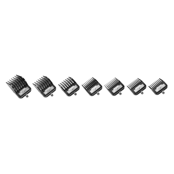 ANDIS BG Series Premium Metal Clip Comb Set, 7pcs.