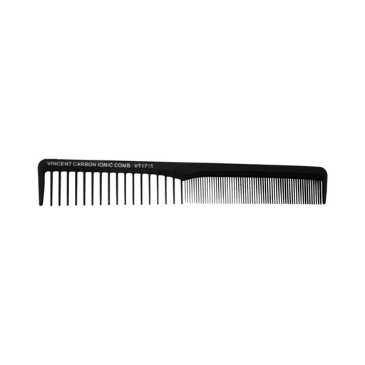 Carbon All-Purpose Styling Comb Fine Extra Wide - 7.25"