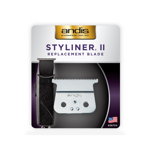 ANDIS Styliner II & M3 T-Blade Set; Carbon Steel Very Close Cutting - .1 mm