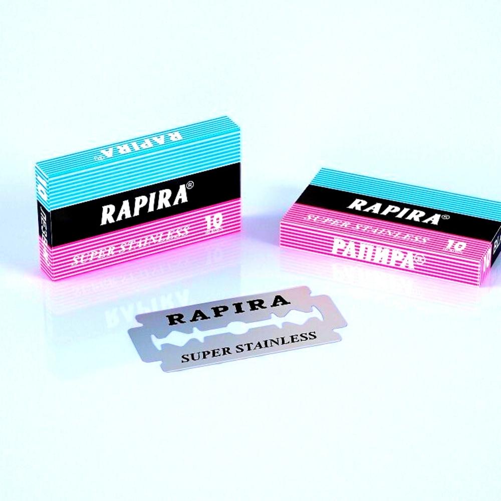 BLD-2739-10PK 100 Rapira Double Edge Safety Razor Blades Classic(10 ...