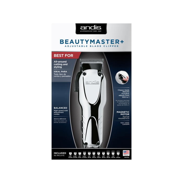 ANDIS Beauty Master+ Clipper (Chrome)