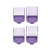 ANDIS Nano Silver 2-Magnet Attachment 4-Combs, Large, Sizes: 5/8", 3/4, 7/8", 1"