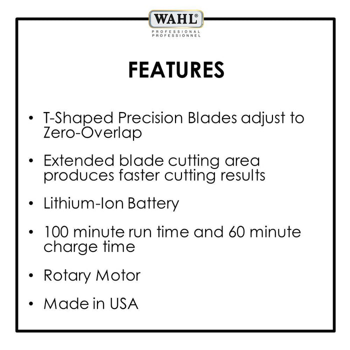 WAHL-564359 5 Star Cordless Detailer Lithium-Ion Cord/Cordless Trimmer