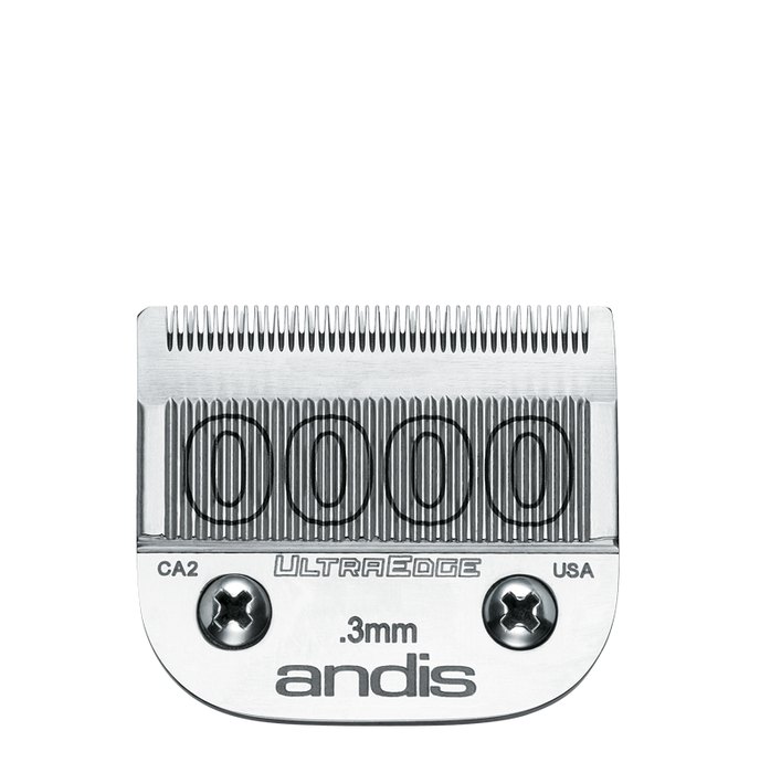 ANDIS Size 0000 - Graduation Blade Very Close Cutting - 1/100" - .25 mm