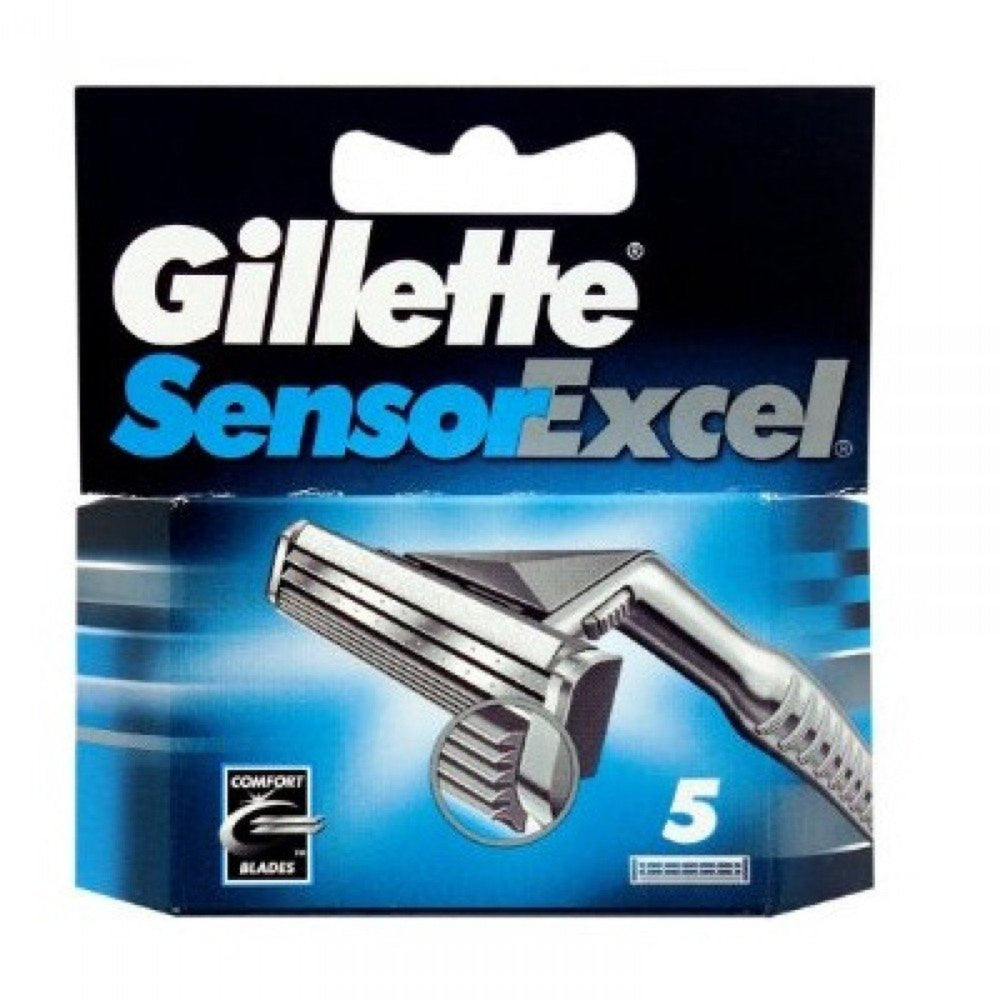 Gillette Sensor Excel Double-Blade Catridges (Pack of 5)
