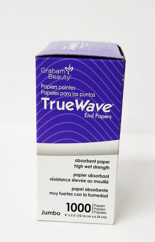 Graham Beauty Tru Wave End Papers 1000pc(4"*2.5")
