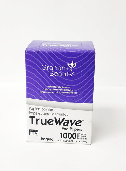 Graham Beauty Tru Wave End Papers 1000pc(2.25"*3.25")