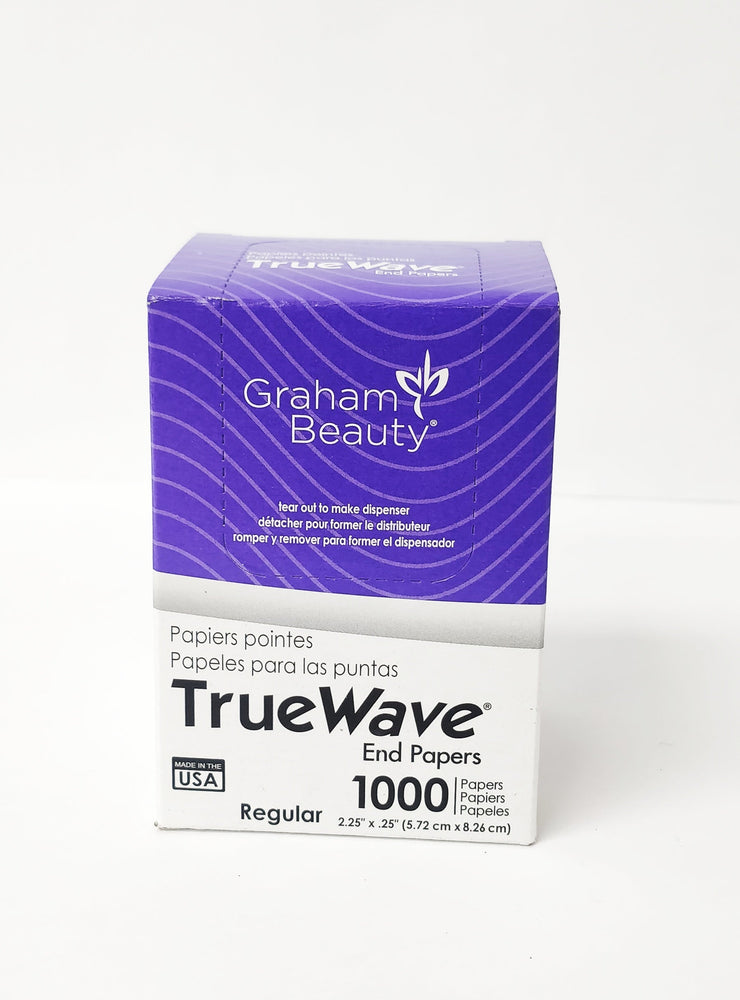 Graham Beauty Tru Wave End Papers 1000pc(2.25"*3.25")