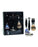 PureBadger Collection Black 3pc Shaving Set, Faux Ebony Silvertip Shaving Brush, Fusion Razor & Stand