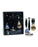 PureBadger Collection Black Set, Faux Ebony Silvertip Shaving Brush, Fusion Razor & Stand