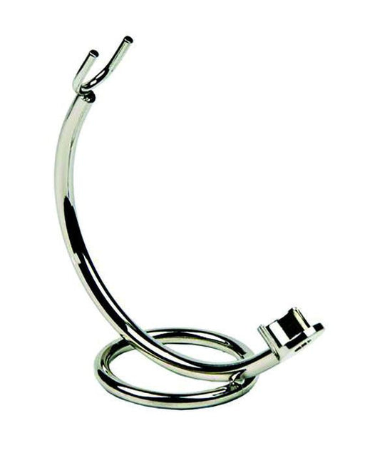 PureBadger Collection Curved Stand, Chrome For Straight Razors
