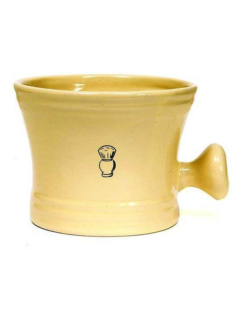 PureBadger Collection Shaving Mug, Apothecary Style, Cream Porcelain, Fits Up to 100g Shaving Pucks