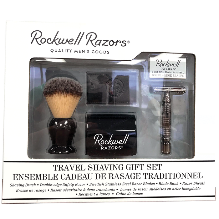 Rockwell Razors Travel Shaving Gift Set — BarberSupplies.com