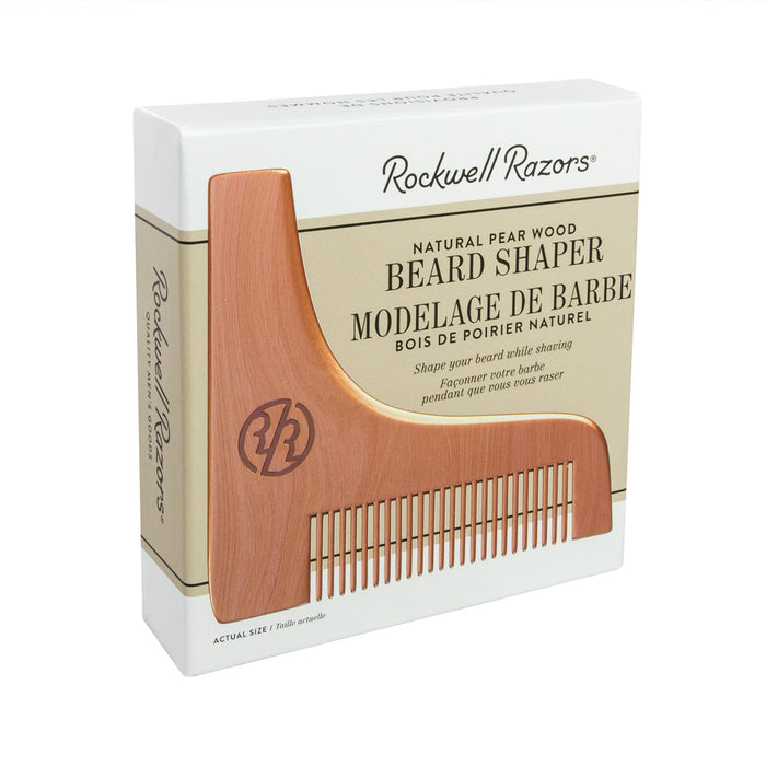 Rockwell Razors Beard Shaper Natural Pear Wood