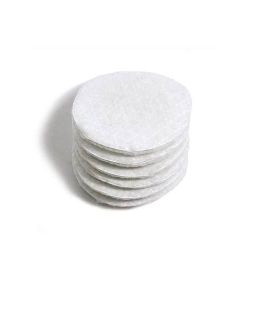 Cotton Rounds 2.25", White, unembossed, 80/bag