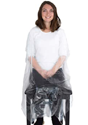 Zero Tolerance Protect - single use full body client protective covers disposable 100 Capes/Box