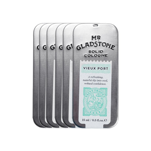 Mr. Gladstone Vieux Port Solid Cologne - Fine Fragrance Reminiscent of 1961 Saint-Tropez (Case Pack of 6)