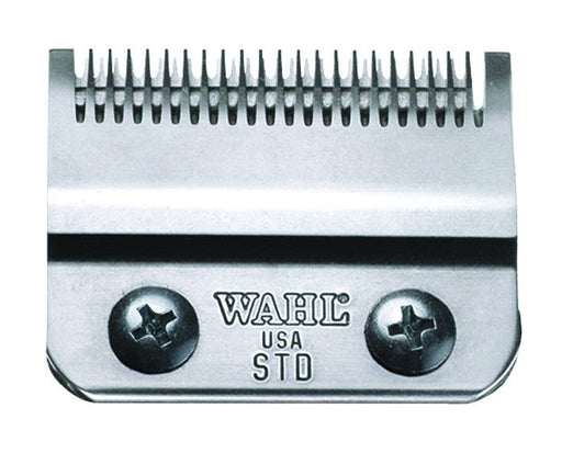 The replacement blade set which fits best with the Wahl Legend Clipper series and Wahl Barber combo. The major feature of "crunch" blade technology is also included. The blade is designed to have a longer blend range and provides a smooth cut.