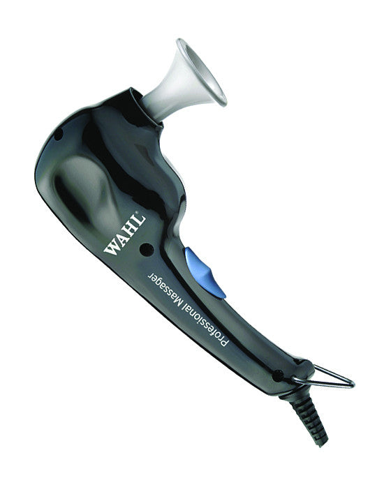 What could be more soothing for your clients? The Wahl Professional Massager does it all. It features include: Multiple Pace Adjustment Options (High and Low Speed) Various Attachments - Scalp, General Applicator, Four Finger Flex Lightweight and Sleek Design Comes with Hanging Hook