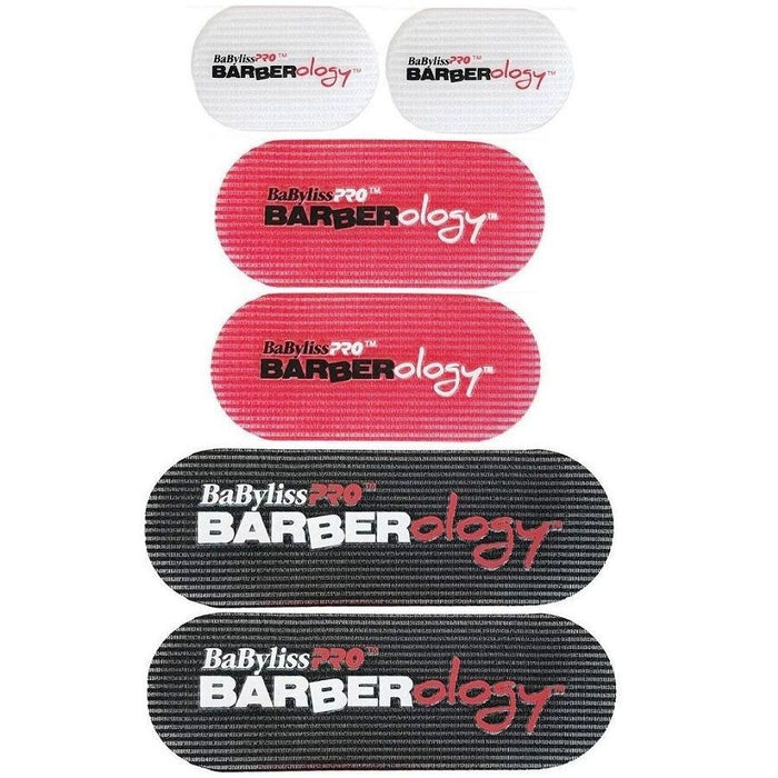 Babyliss Pro set of 6 velcro hair grippers (2 of each size).