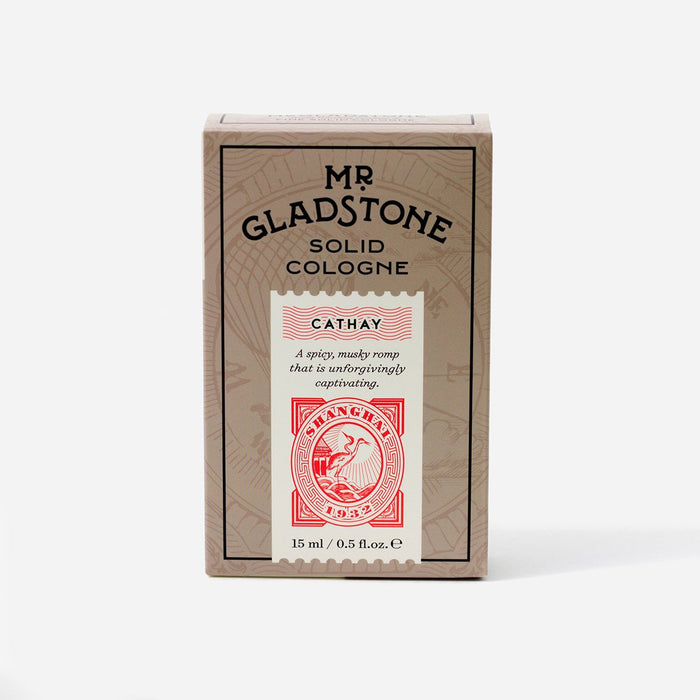 Mr. Gladstone Cathay Solid Cologne - Fine Fragrance Reminiscent of 1932 Shanghai