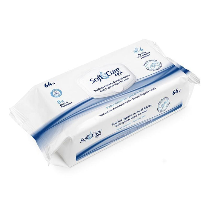 Lea Soft And Care Adult Wet Wipes(64 Units/Pack)