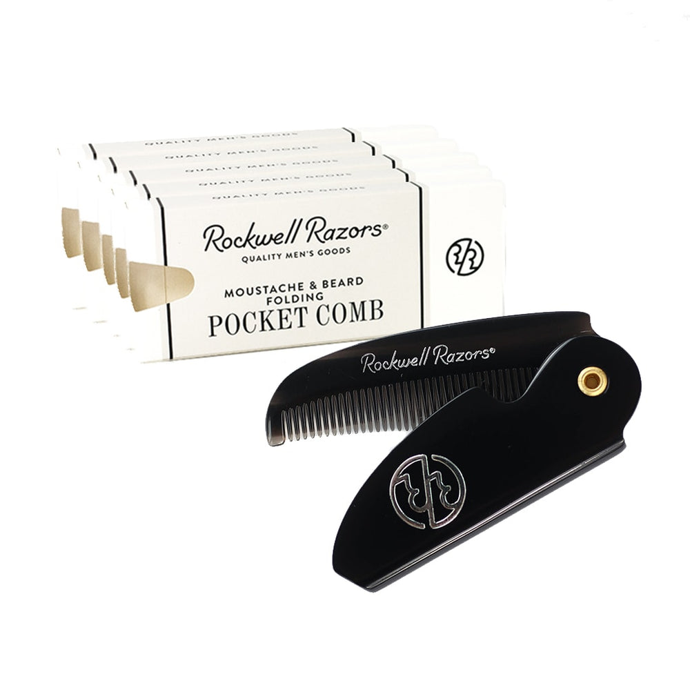 Rockwell Razors Folding Beard & Moustache Comb (Case Pack of 6)