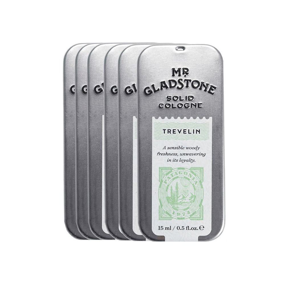 Mr. Gladstone Trevelin Solid Cologne - Fine Fragrance Reminiscent of 1974 Patagonia (Case Pack of 6)