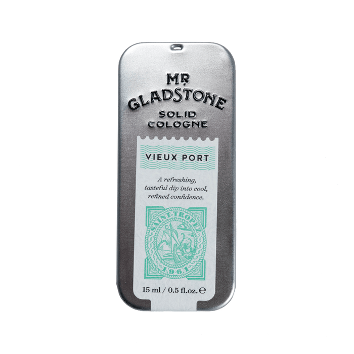 Mr. Gladstone Vieux Port Solid Cologne - Fine Fragrance Reminiscent of 1961 Saint-Tropez (1 Unit)